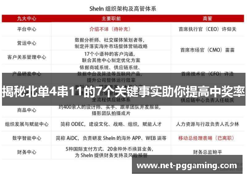 揭秘北单4串11的7个关键事实助你提高中奖率